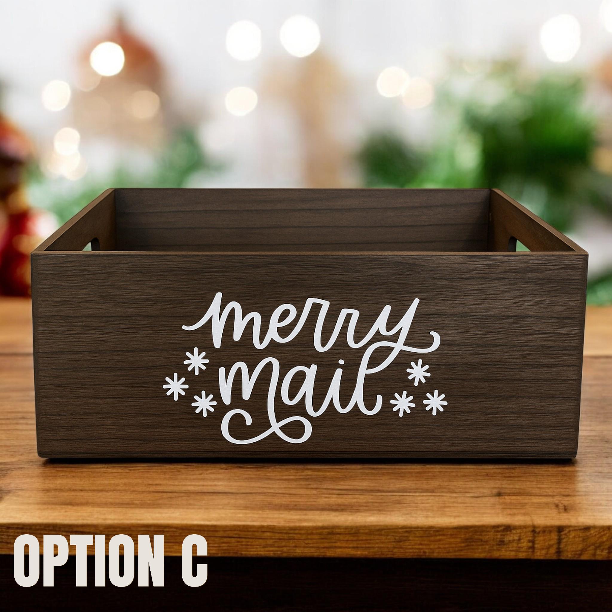 Christmas Card Storage Box
