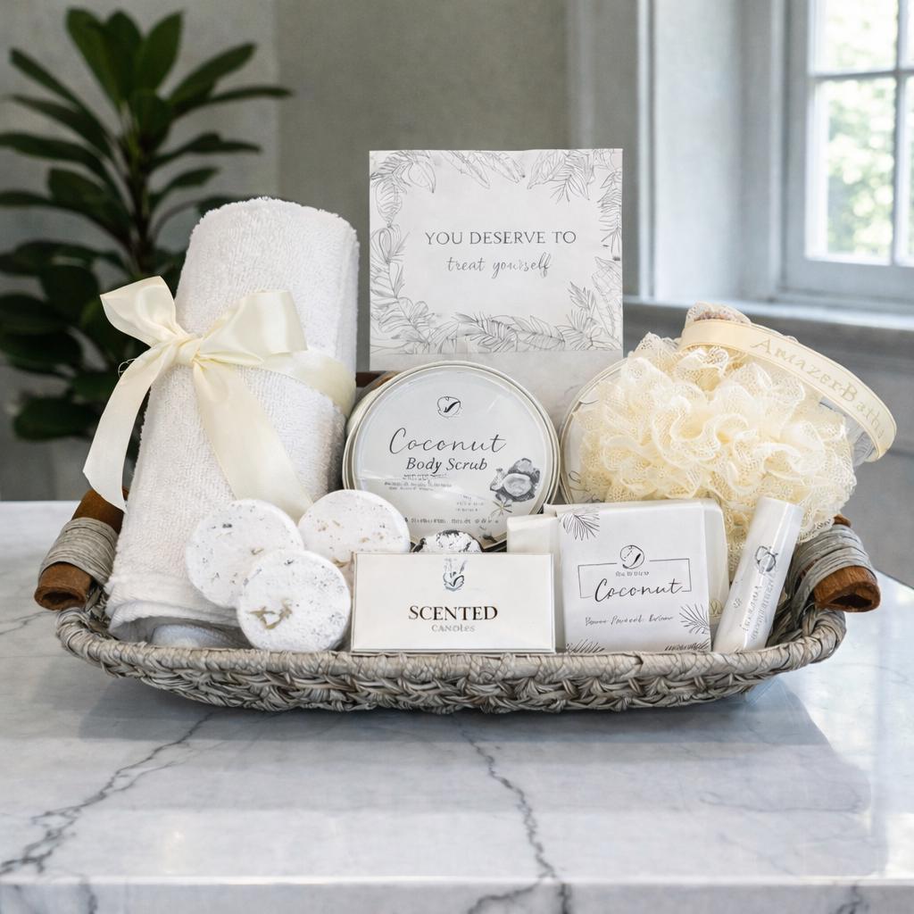 Vanilla Coconut Spa Gift Basket