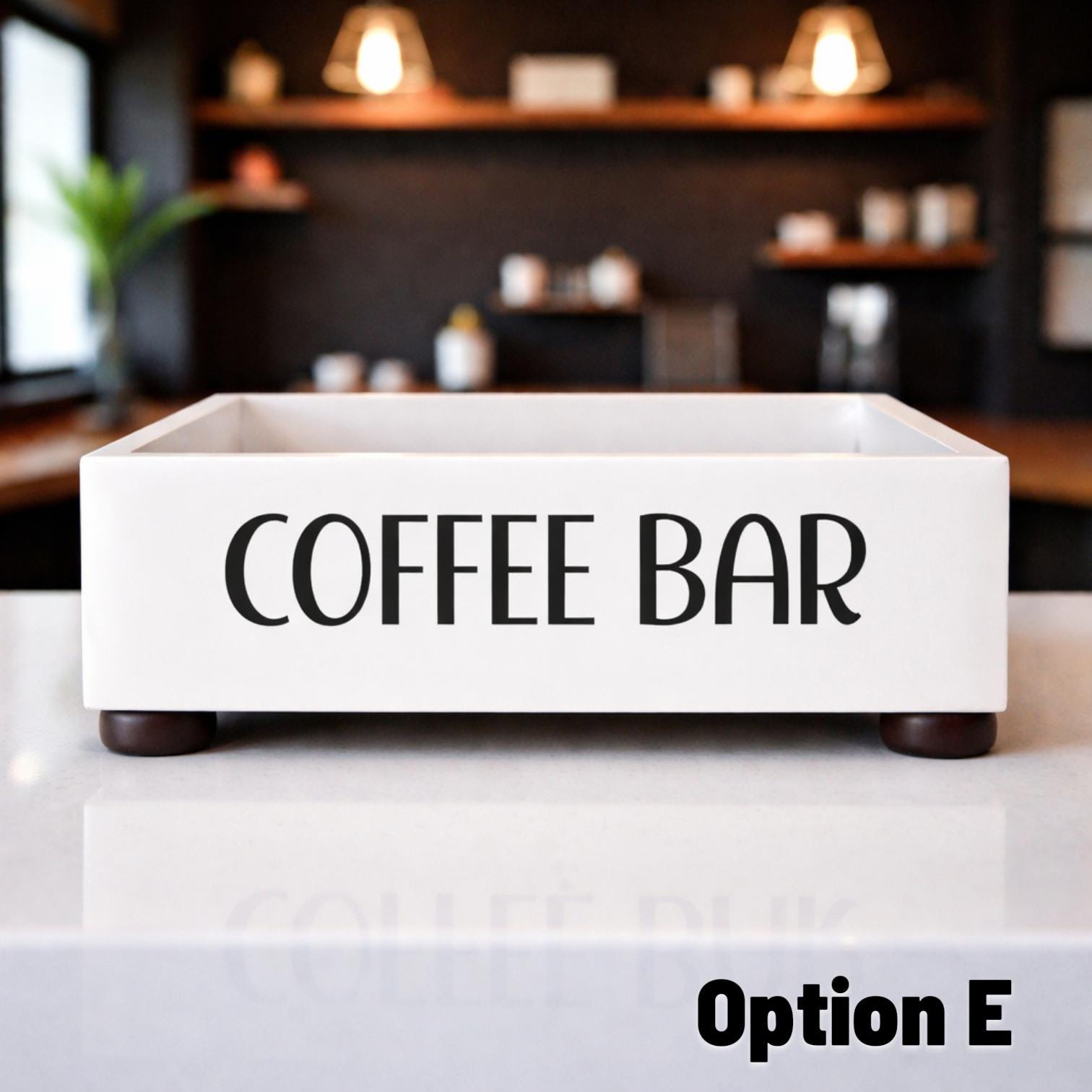Personalized Coffee Bar Box