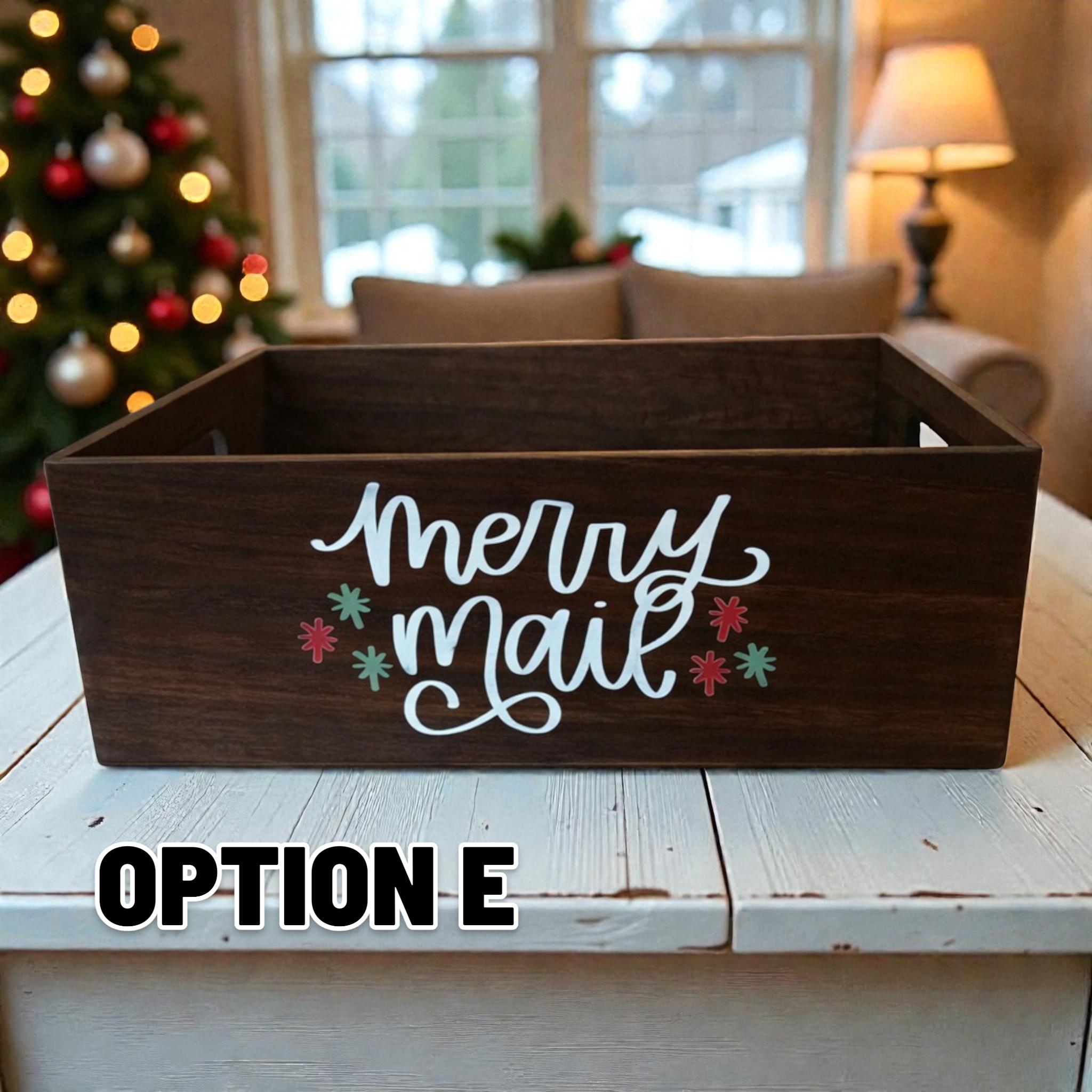 Christmas Card Storage Box