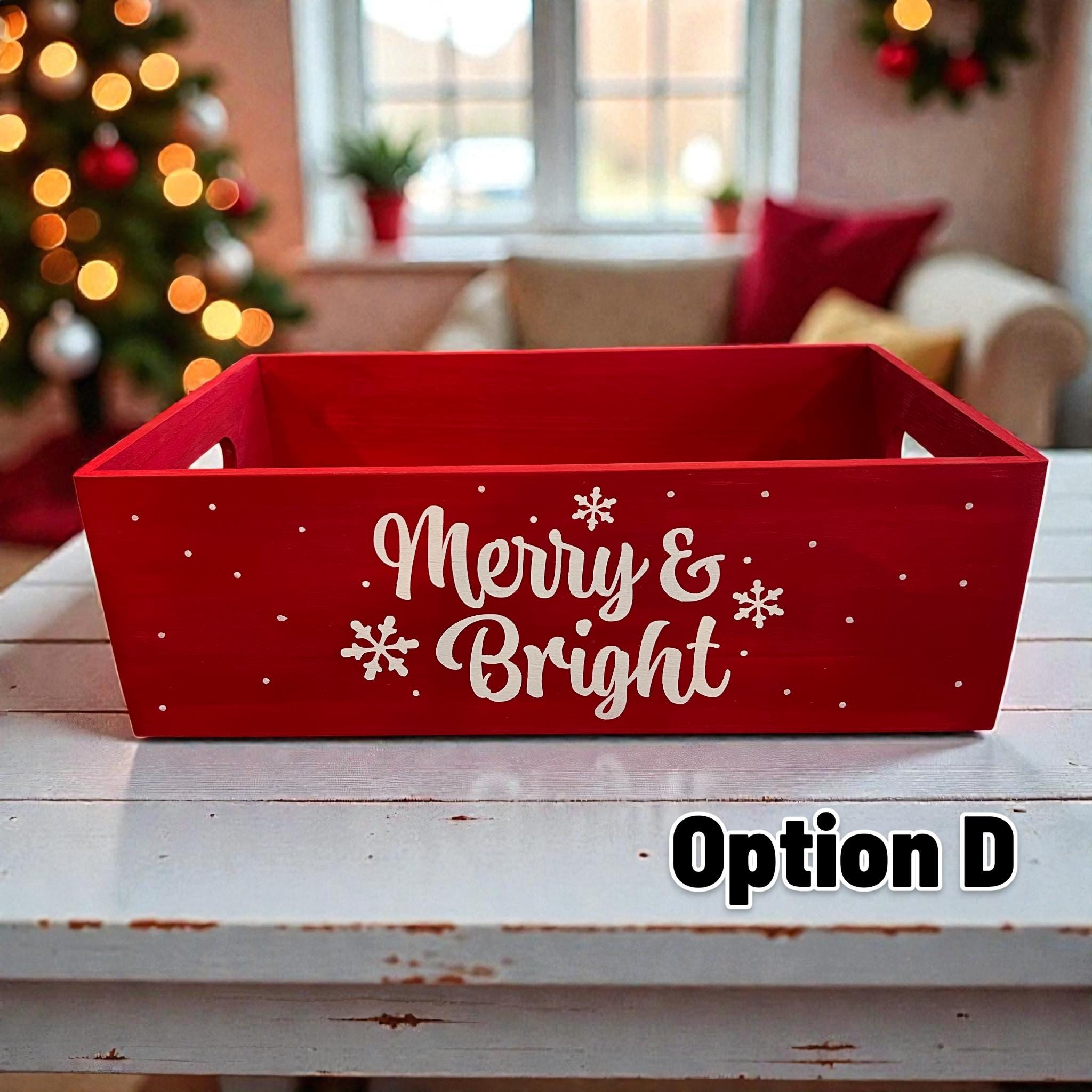 Christmas Card Storage Box