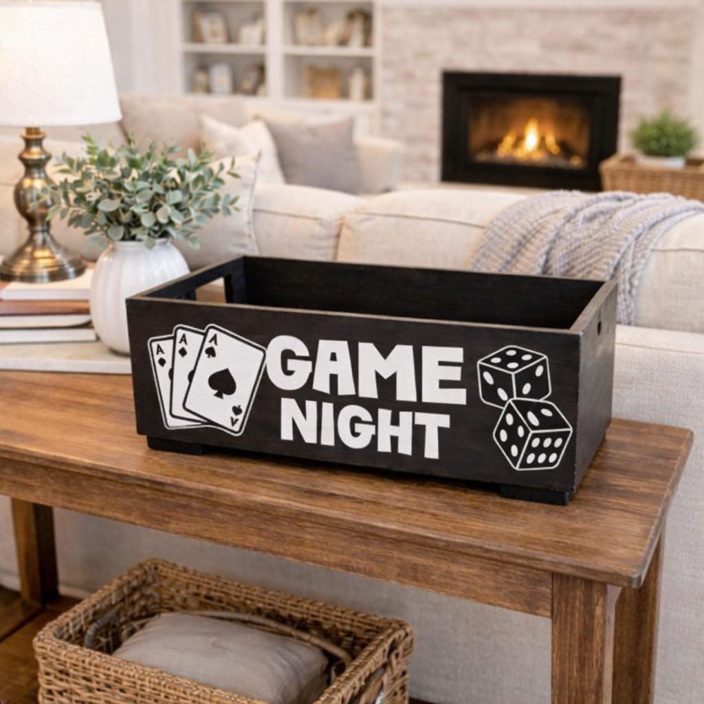 Game Night Wooden Box
