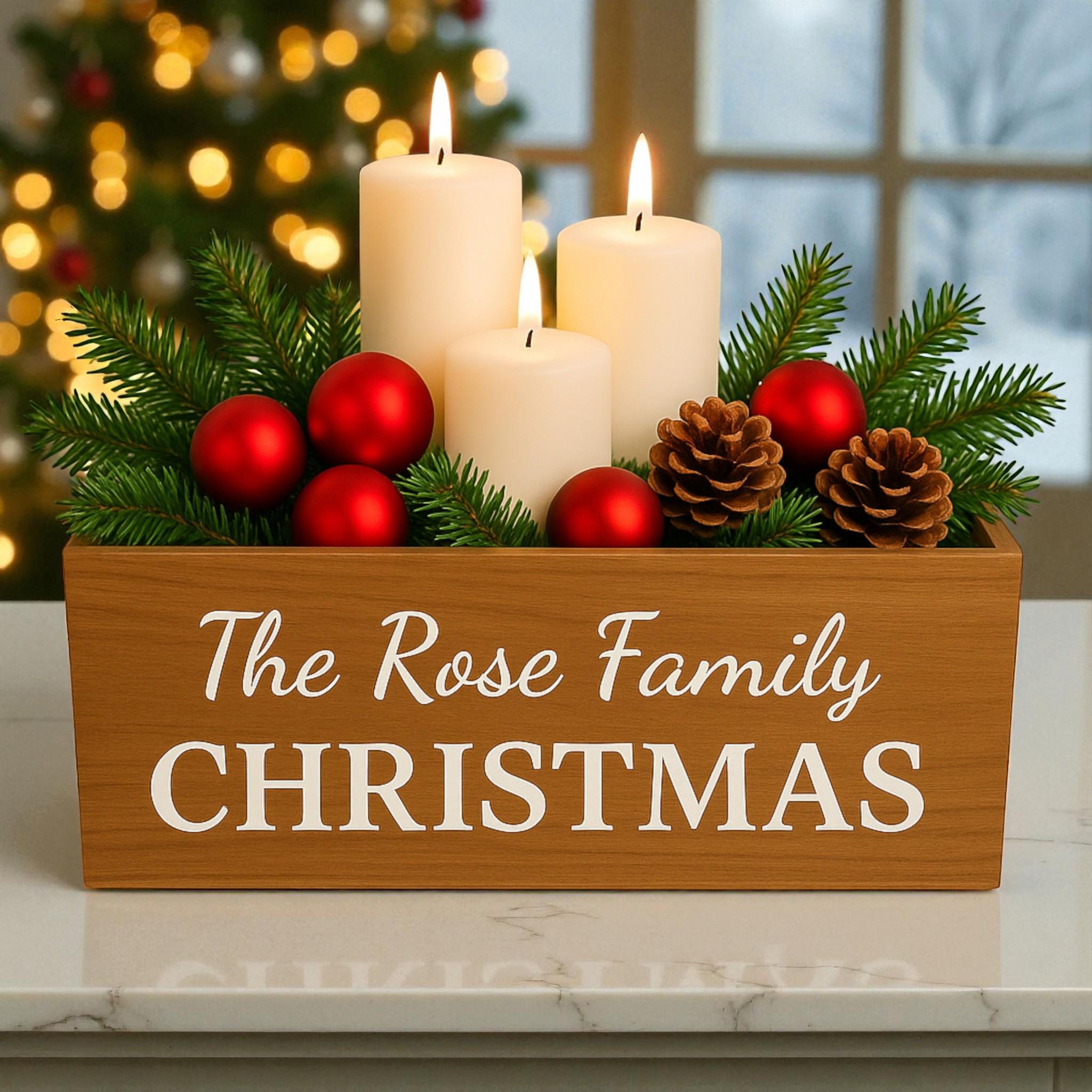 Christmas Mantel Box