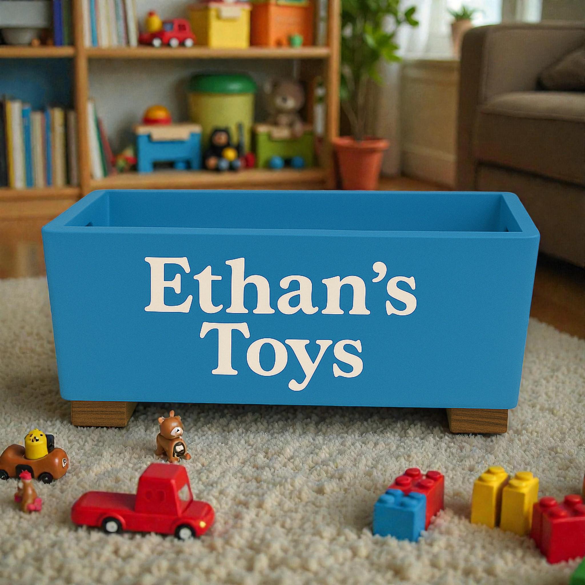 Kids Personalized Toy & Book Bin