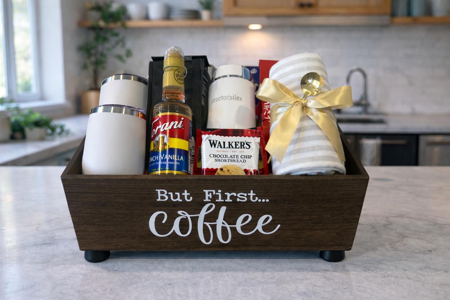 Coffee Lover Housewarming Basket