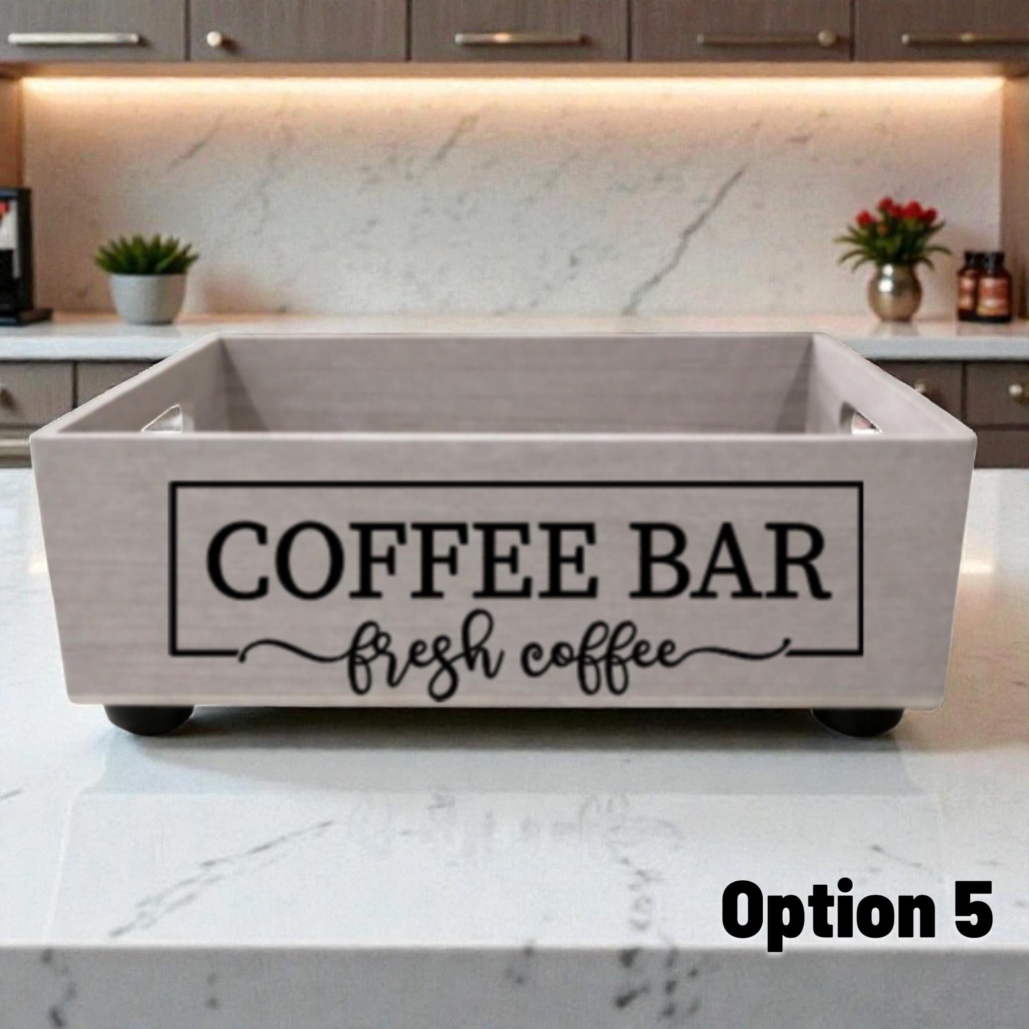 Coffee Bar Organizer