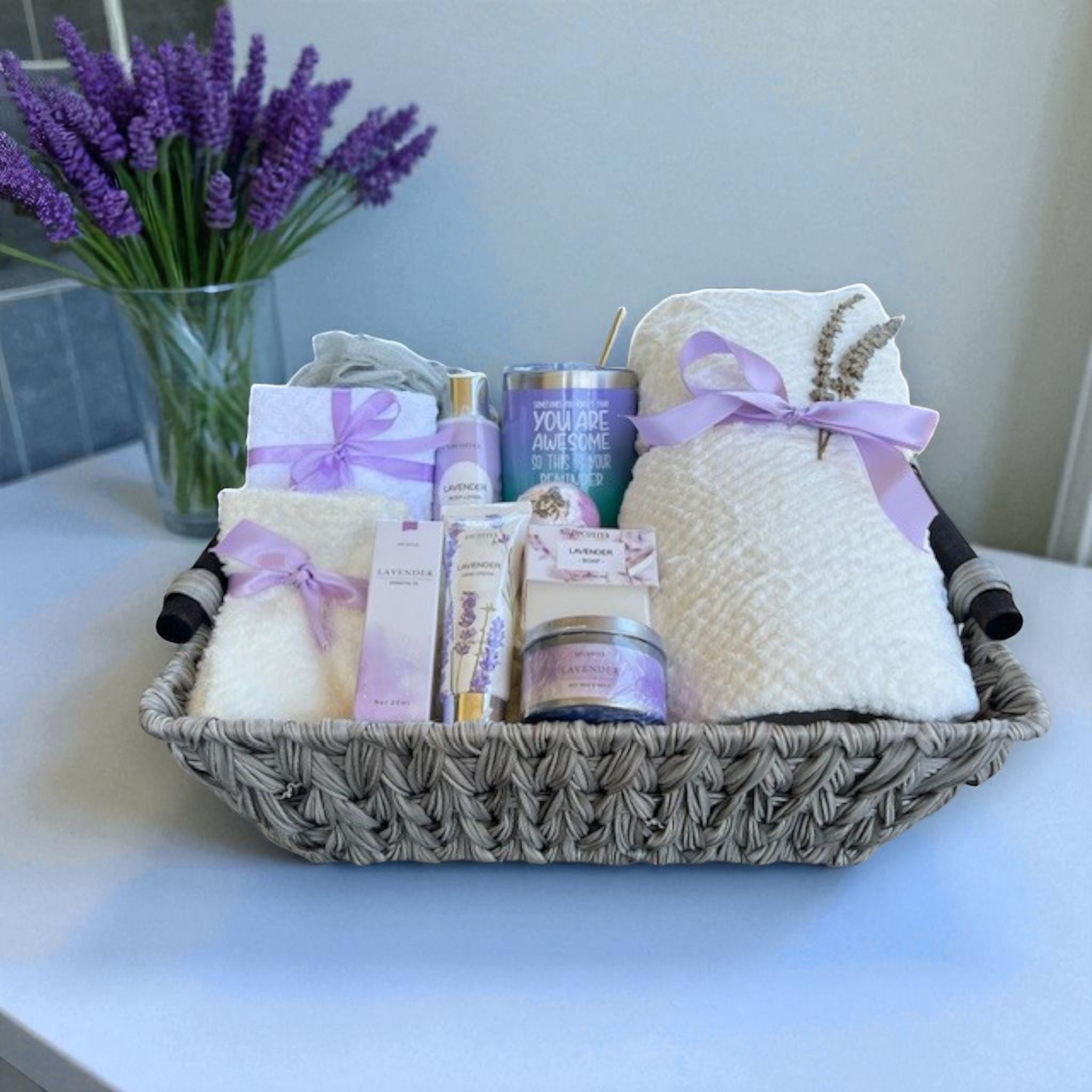 Luxury Lavender Spa Gift Basket