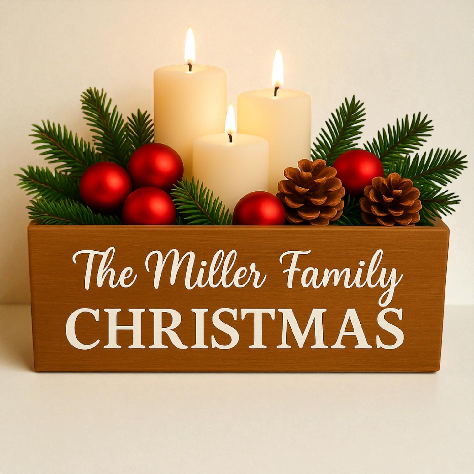 Christmas Mantel Box