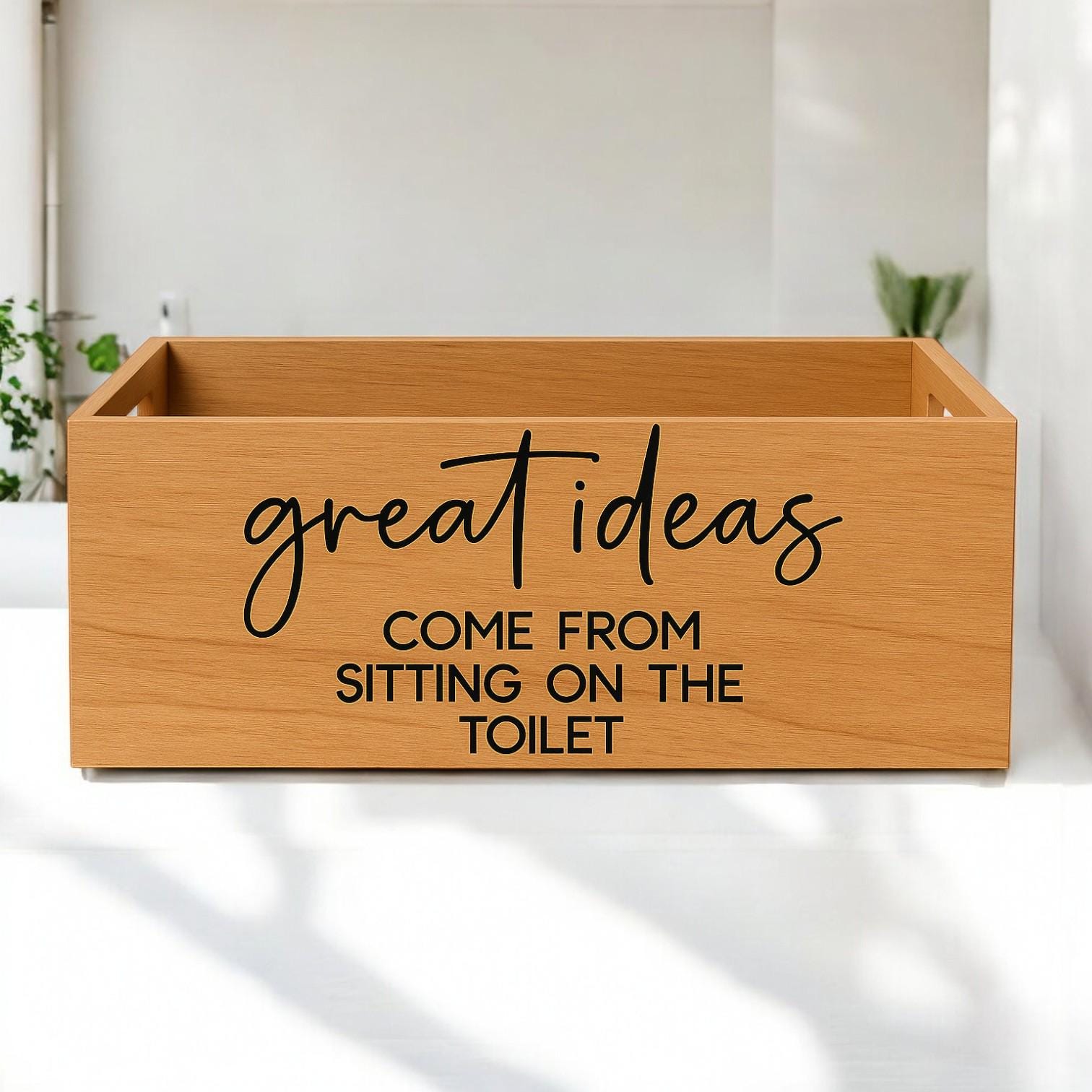 Funny Bathroom Box