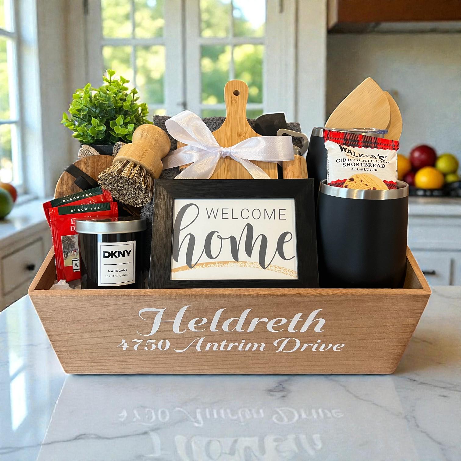Personalized Monogram Housewarming Gift Box