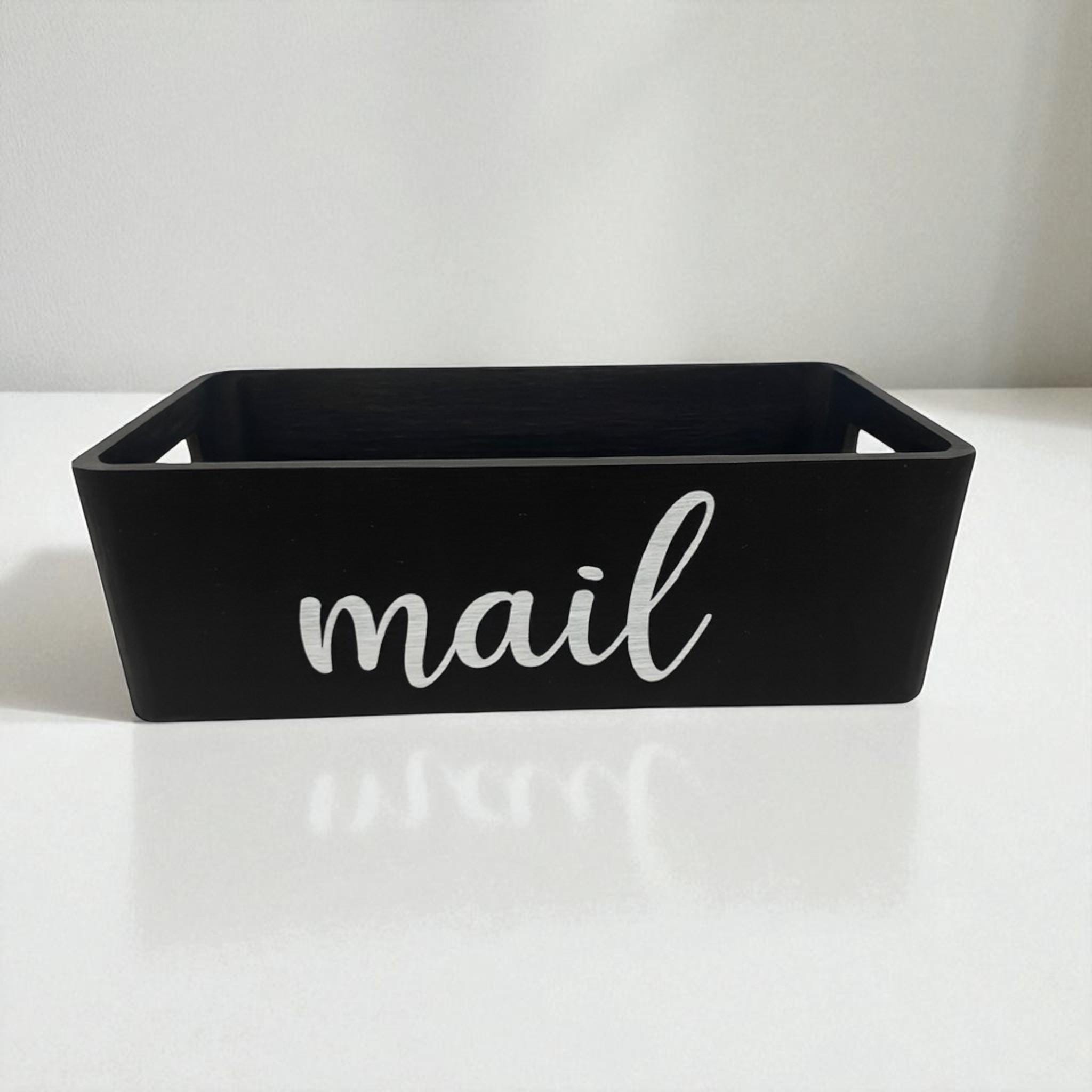 Rustic Mail Storage Box