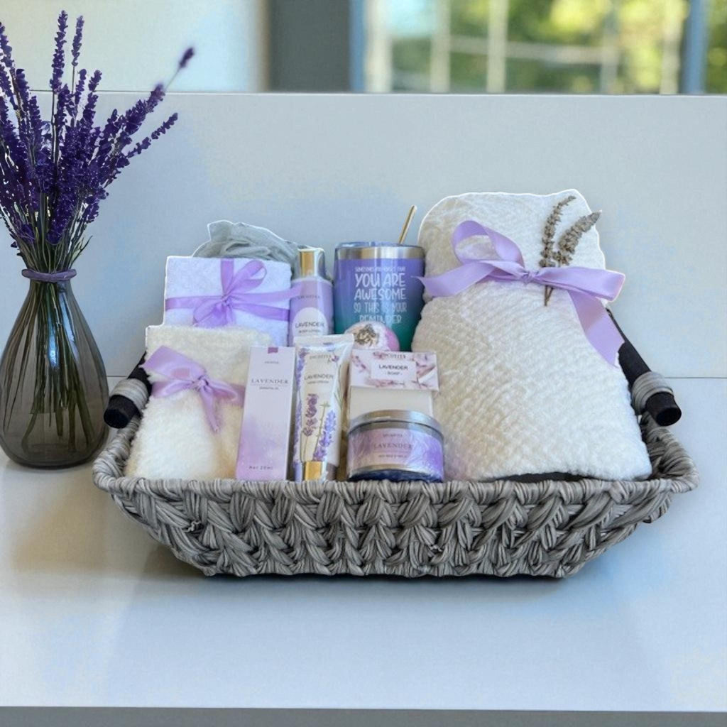 Luxury Lavender Spa Gift Basket
