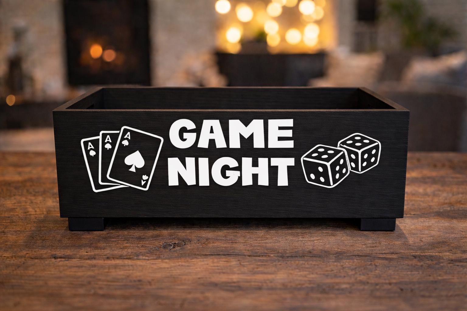 Game Night Wooden Box