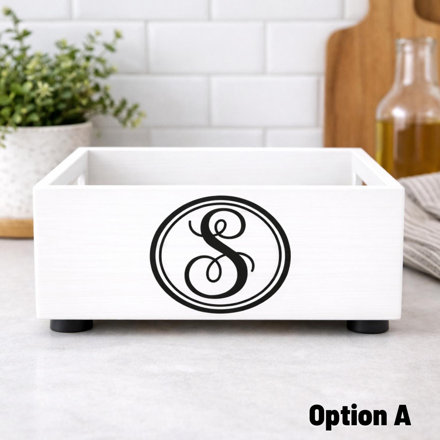 Minimalist Monogram Box