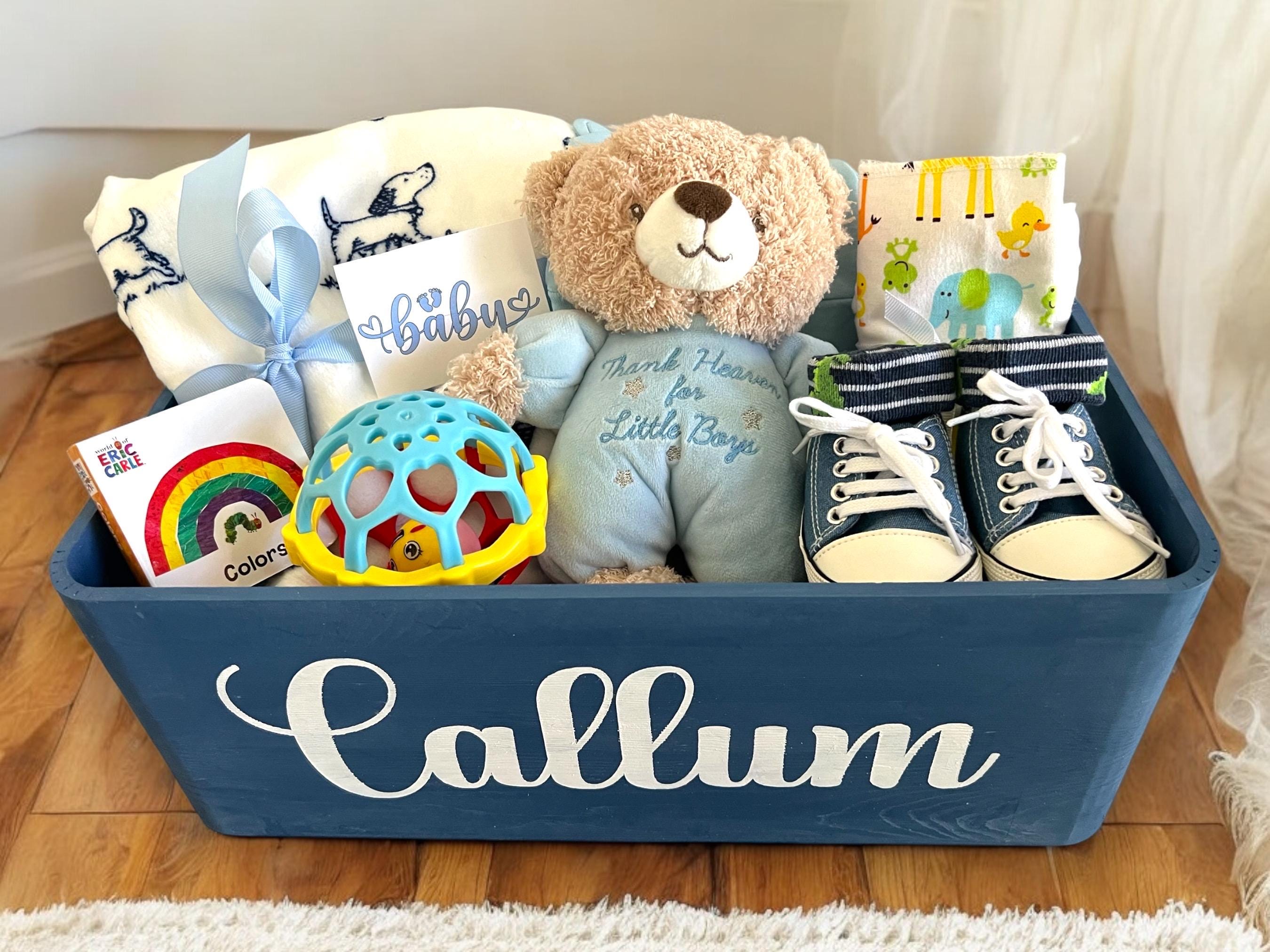 Newborn Baby Boy Gift Basket