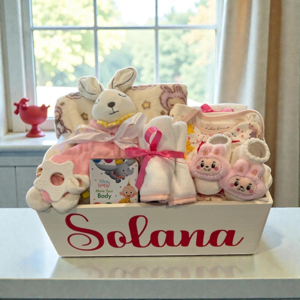 Baby Girl Gift Basket