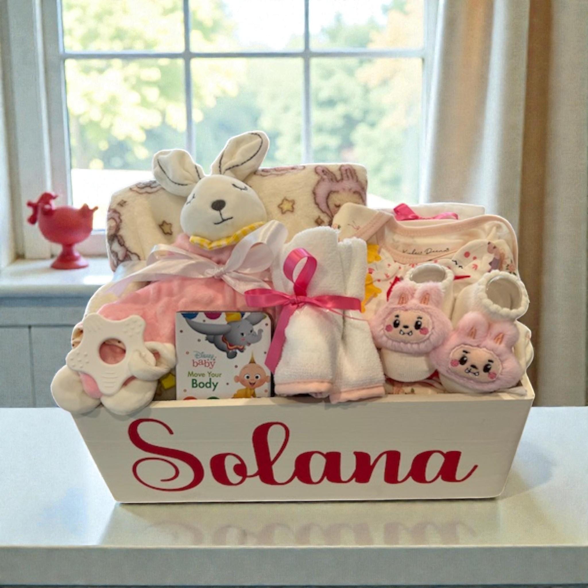 Baby Girl Gift Basket