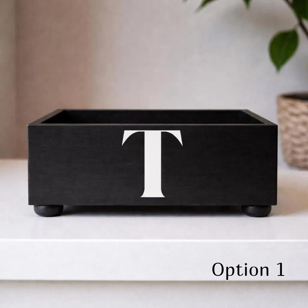 Personalized Monogram Keepsake Box