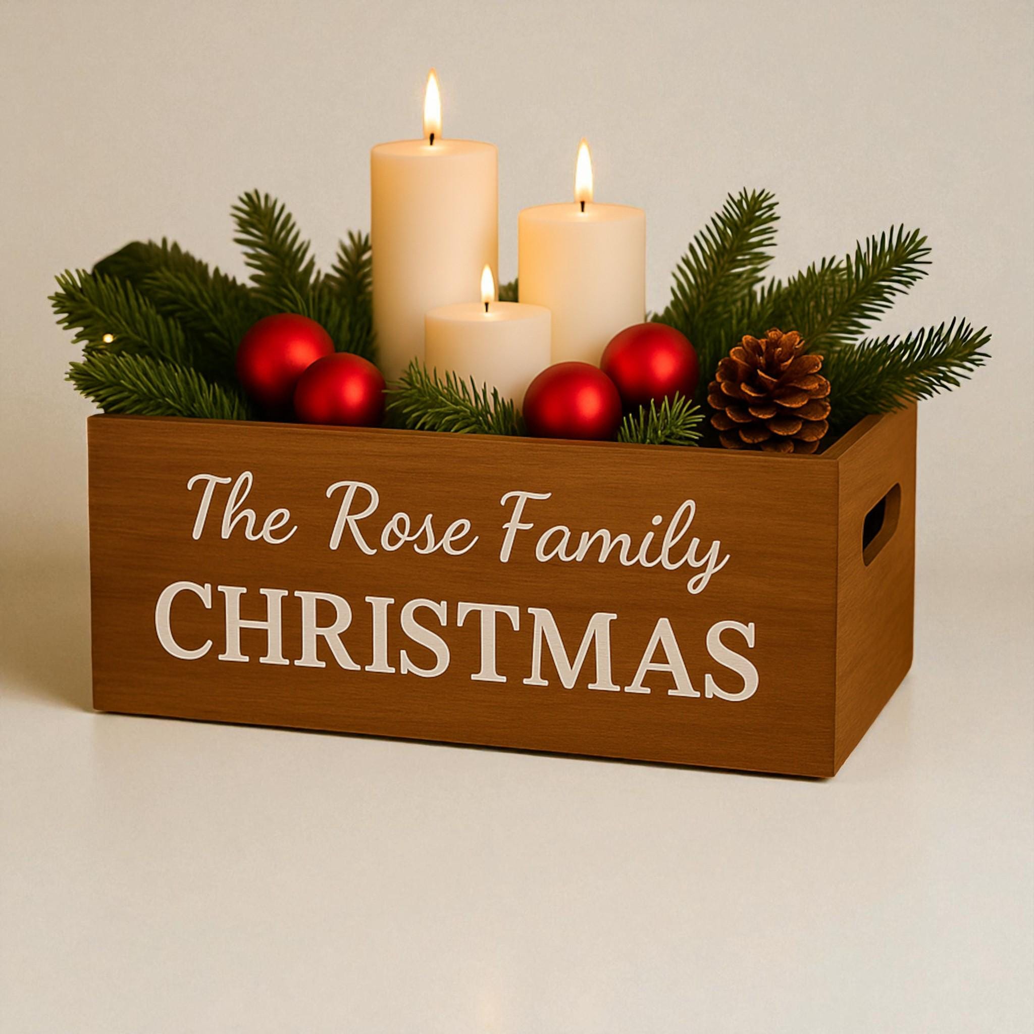Christmas Mantel Box