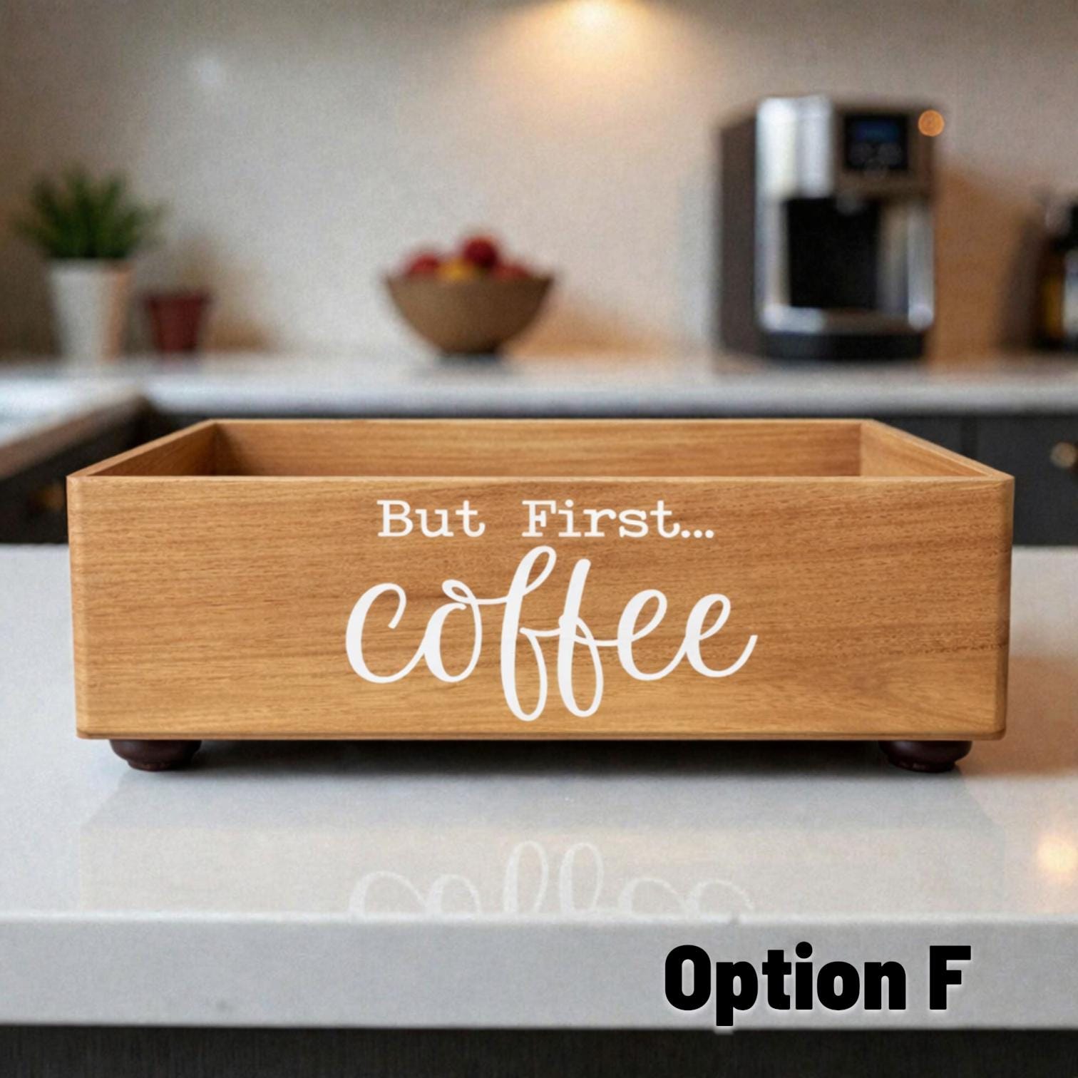 Personalized Coffee Bar Box