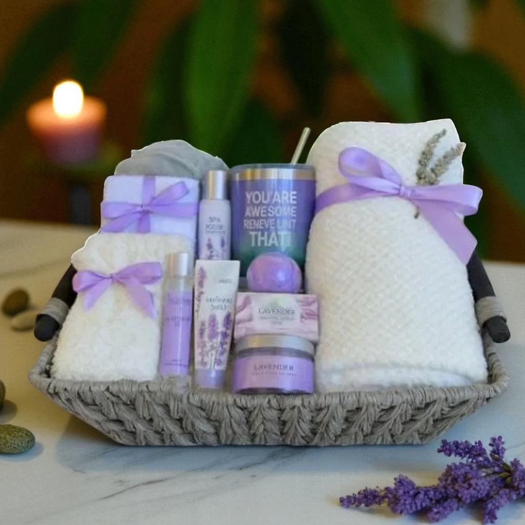 Luxury Lavender Spa Gift Basket