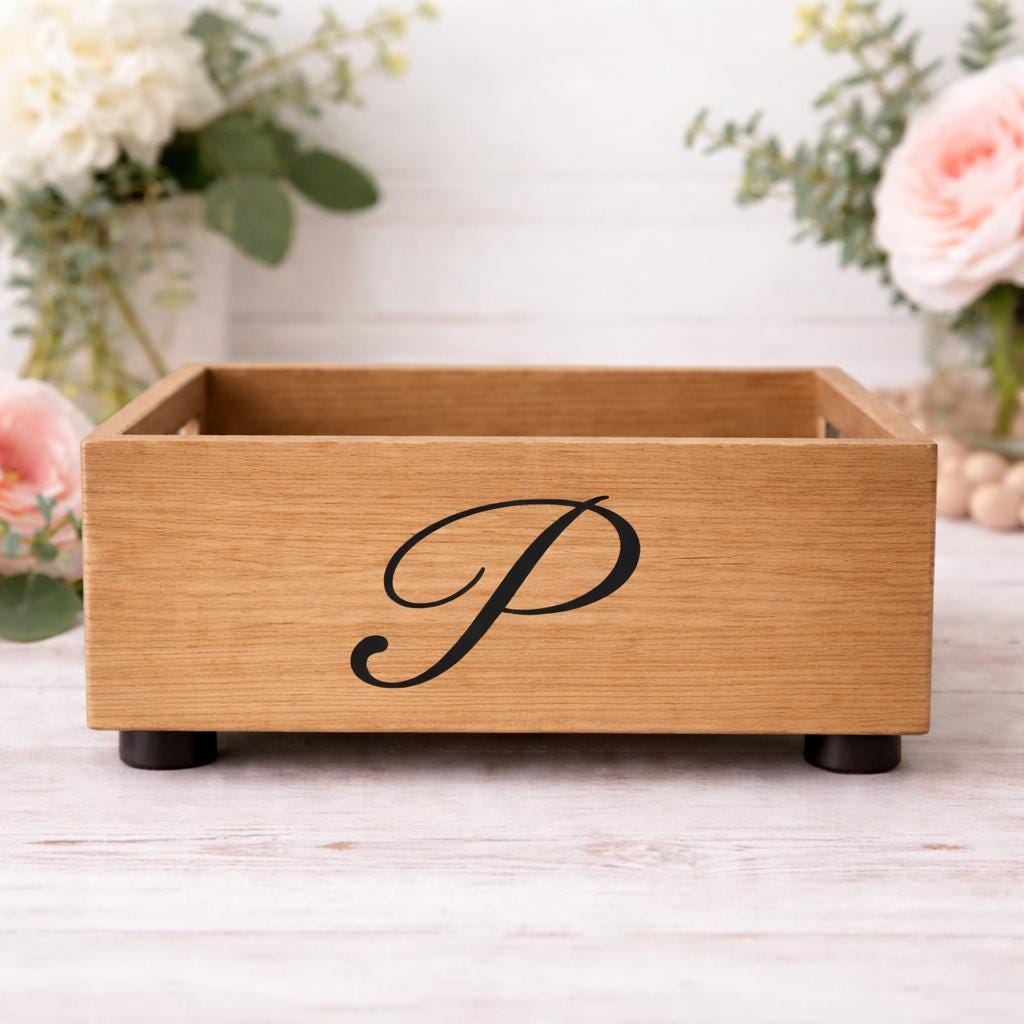 Personalized Monogram Keepsake Box