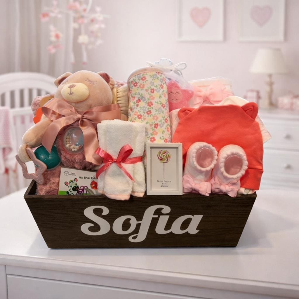 Baby Girl Gift Basket