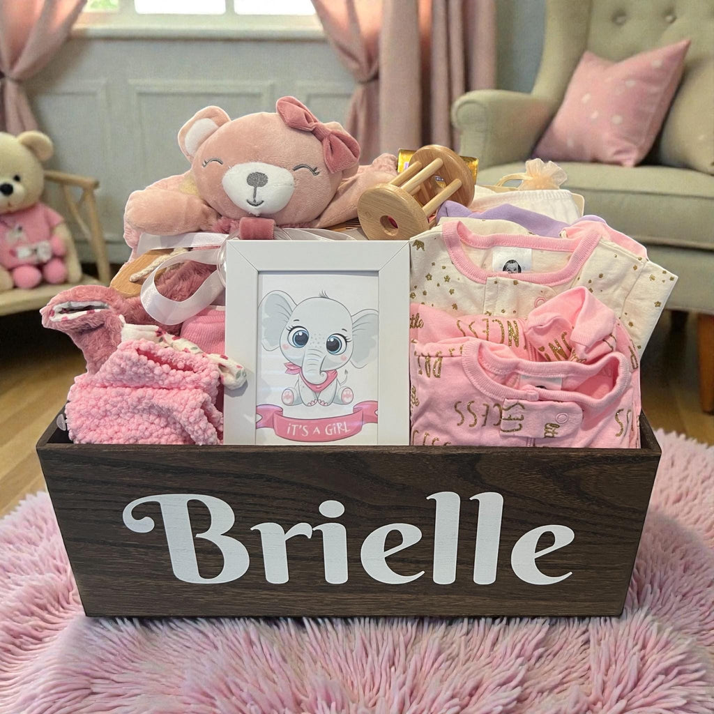 Baby Girl Gift Basket