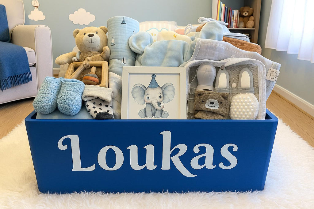 Luxury Baby Boy Gift Basket