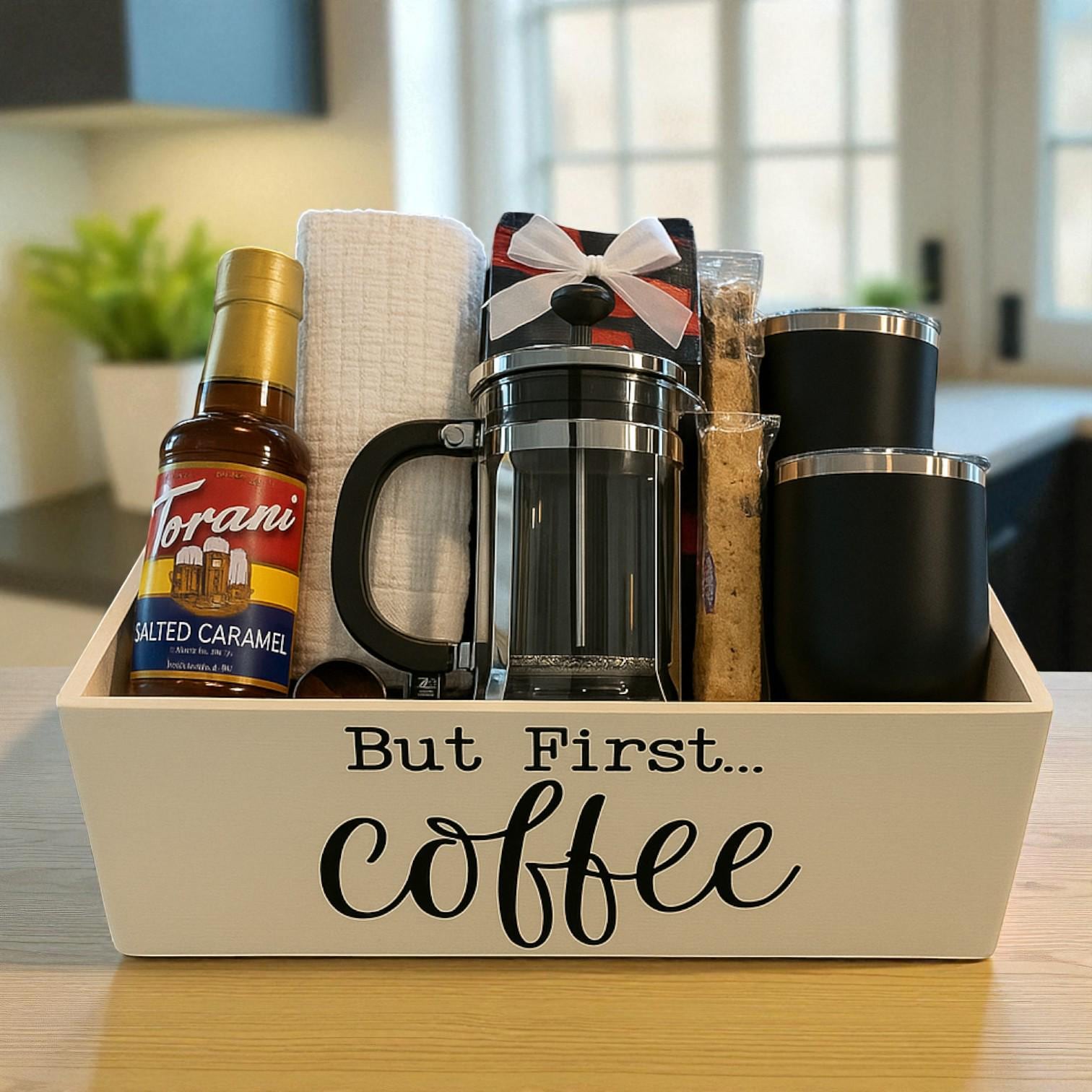 Coffee Lover Housewarming Basket