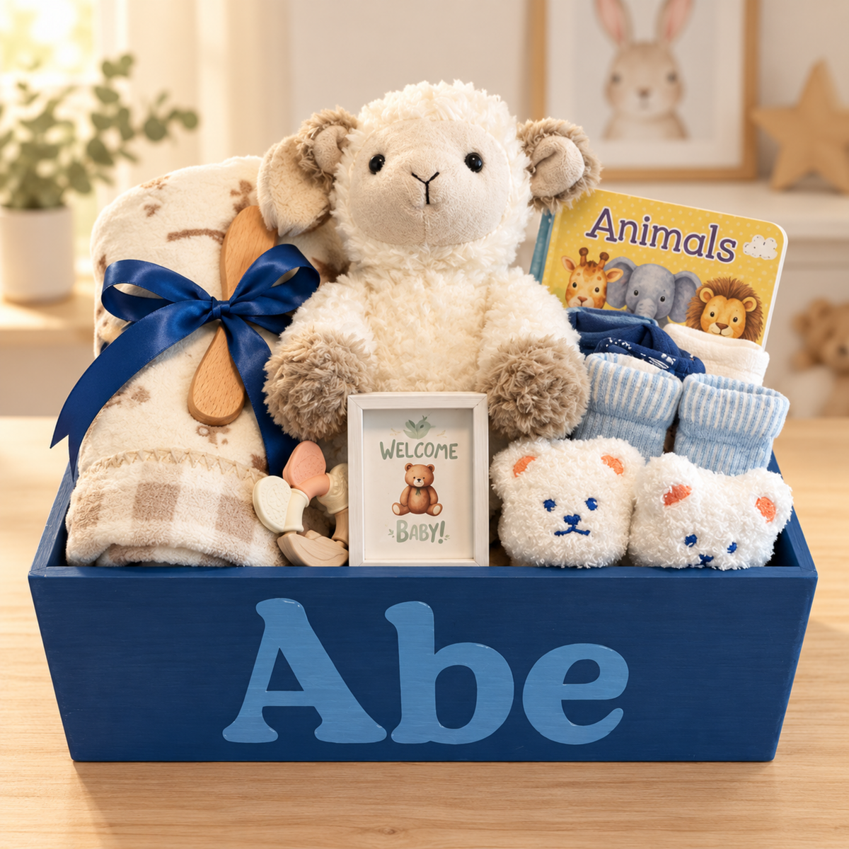 Luxury Baby Boy Gift Basket
