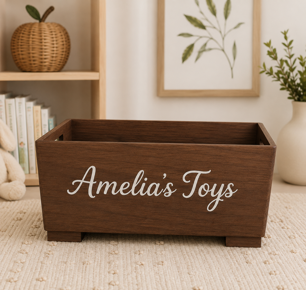 Kids Personalized Toy & Book Bin
