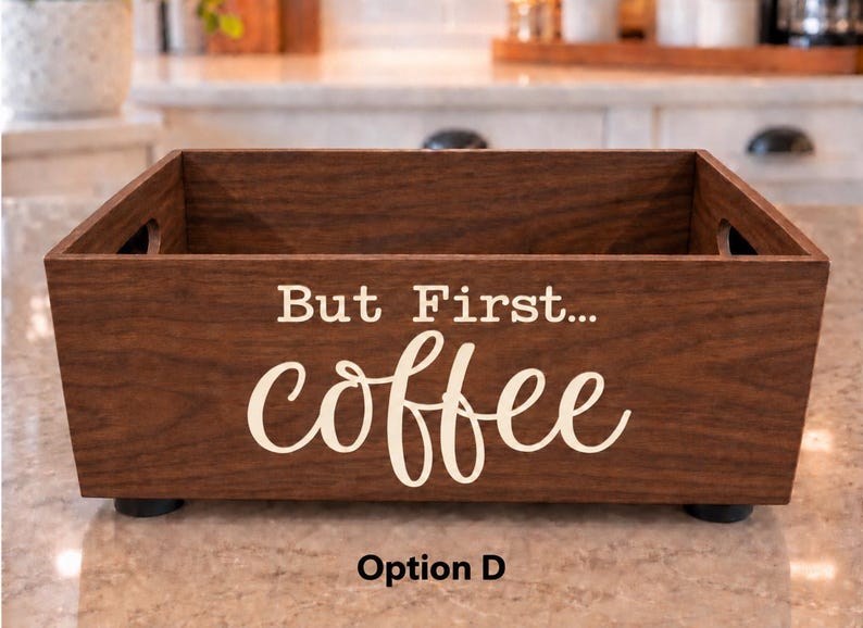Personalized Coffee Bar Box