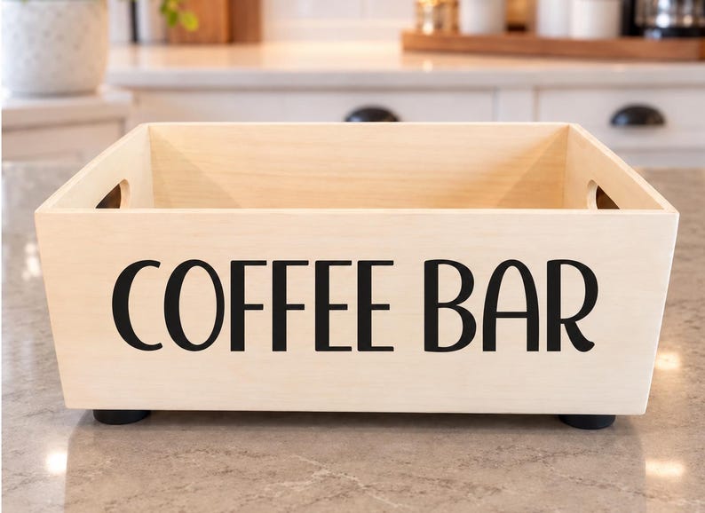 Personalized Coffee Bar Box
