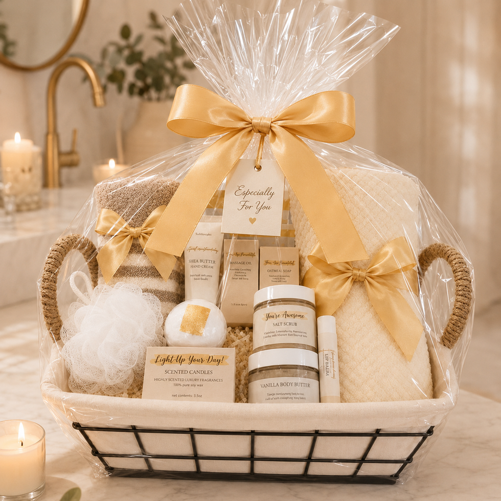 Deluxe Spa Gift Basket for Women