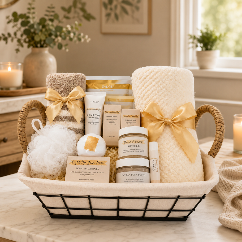 Deluxe Spa Gift Basket for Women
