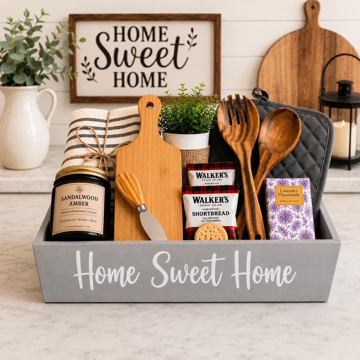 Personalized Housewarming Box | Wooden Keepsake Gift