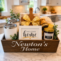 Personalized Monogram Housewarming Gift Box