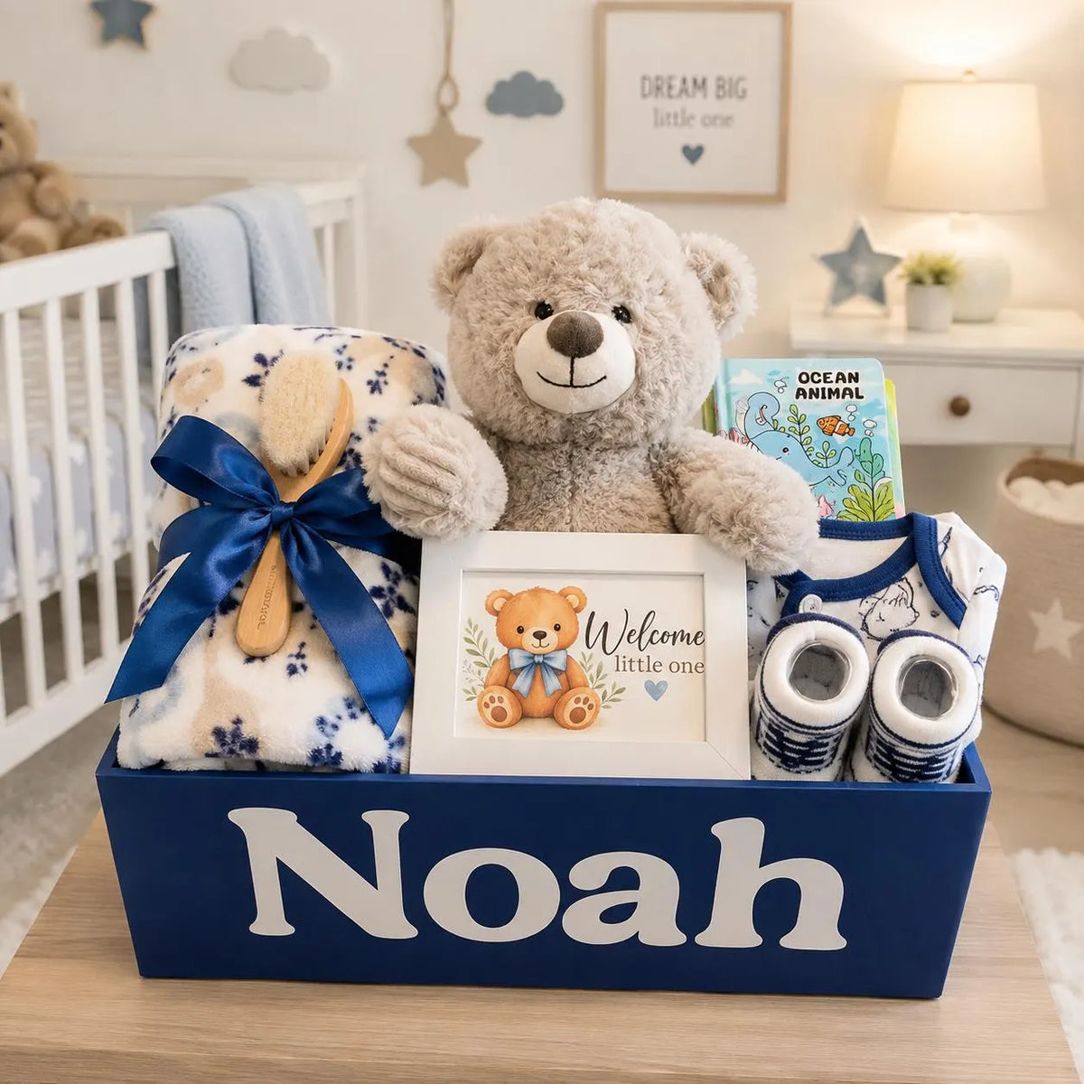 Luxury Baby Boy Gift Basket