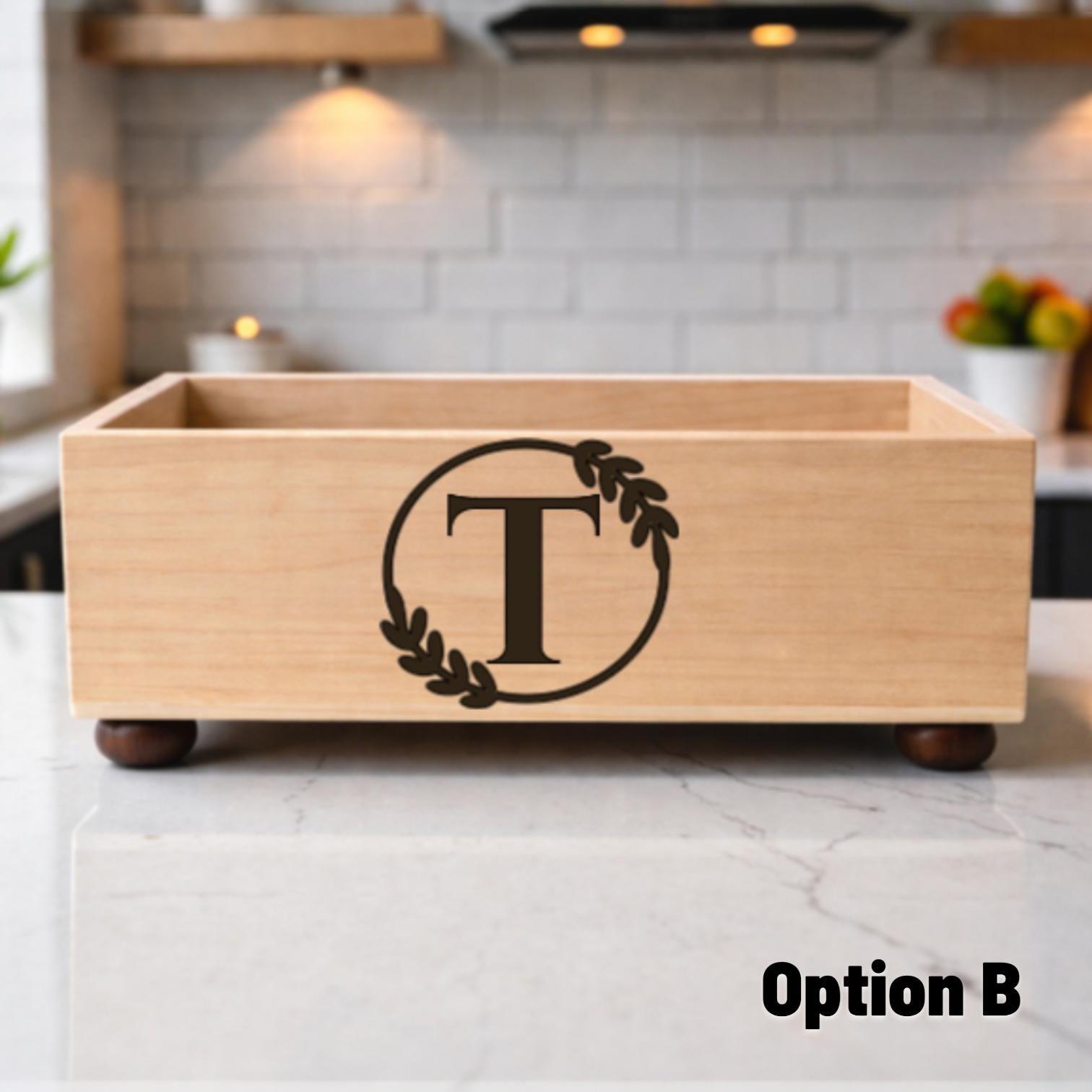 Minimalist Monogram Box