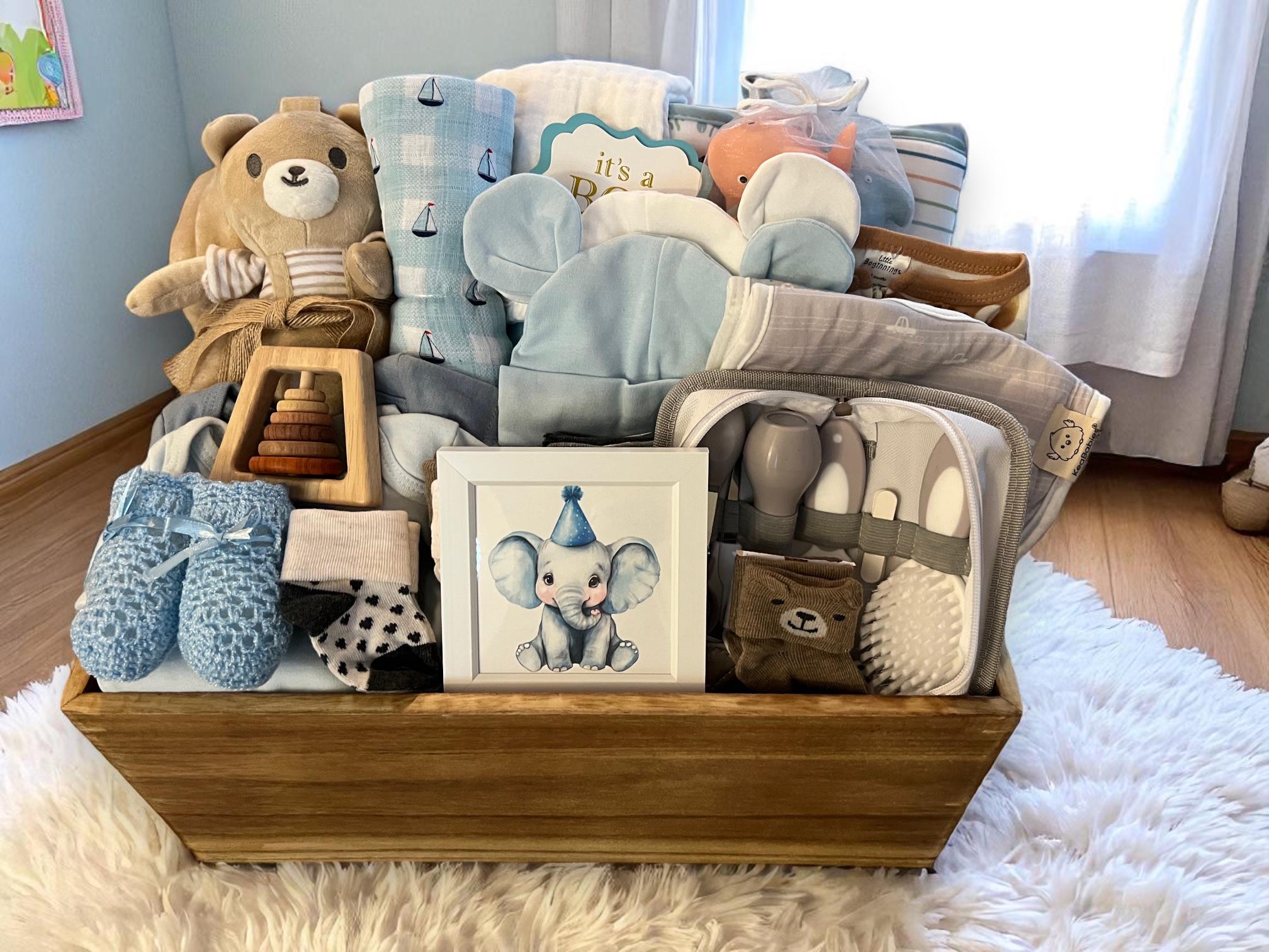 Luxury Baby Boy Gift Basket