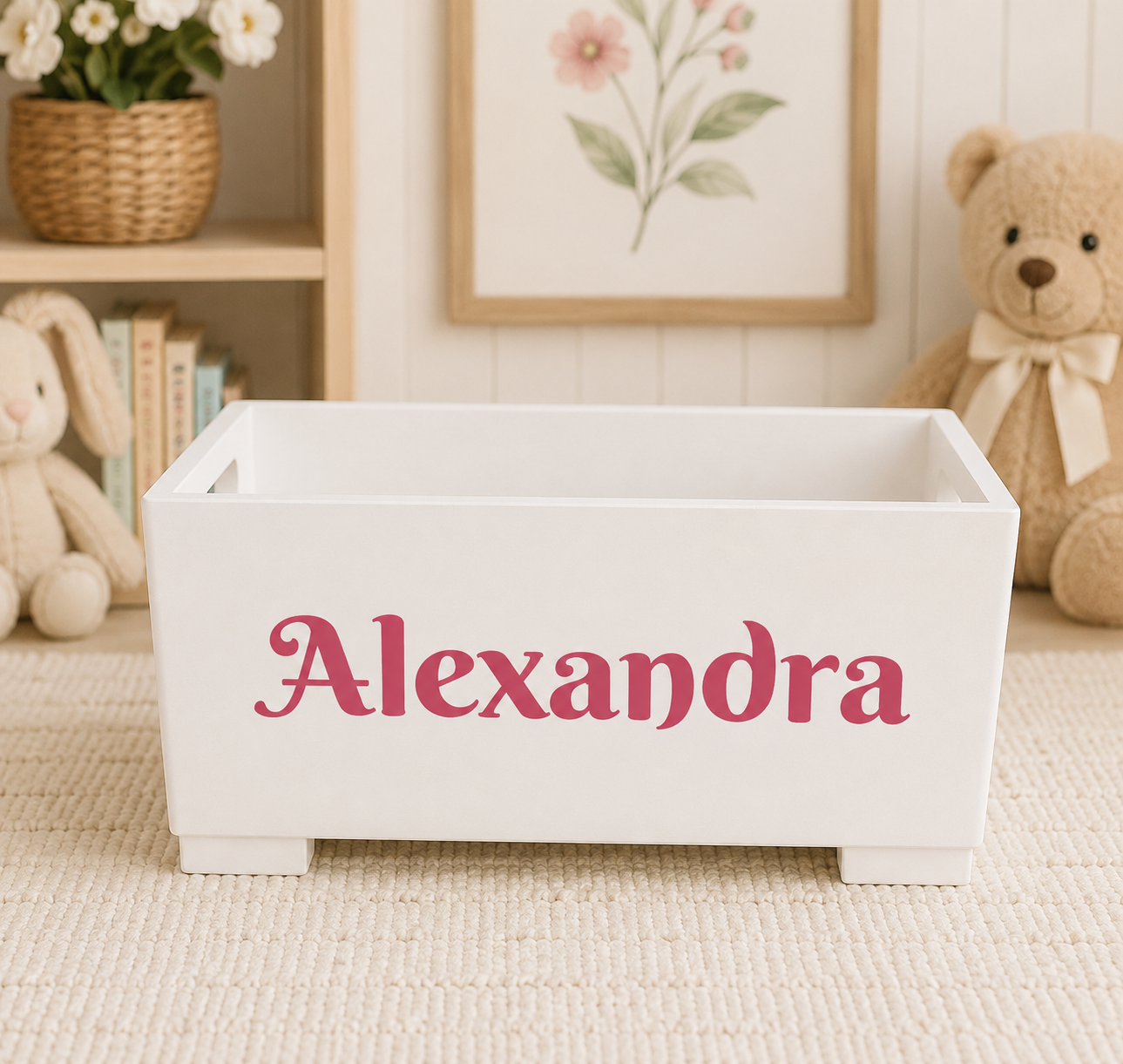 Kids Personalized Toy & Book Bin