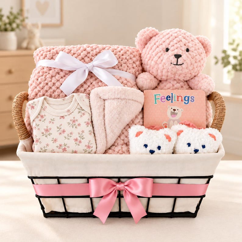 Baby Gift Basket for Girl or Boy – Newborn Essentials