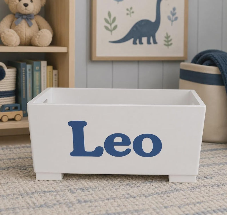 Wooden Book Storage Box