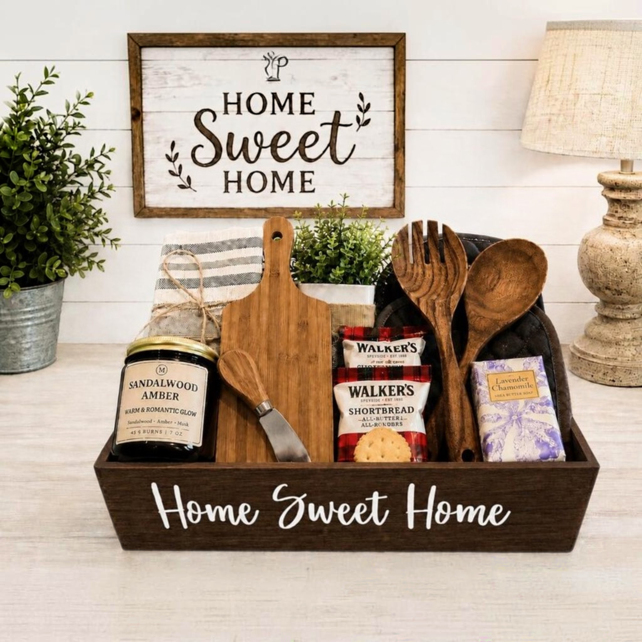 Personalized Housewarming Box | Wooden Keepsake Gift