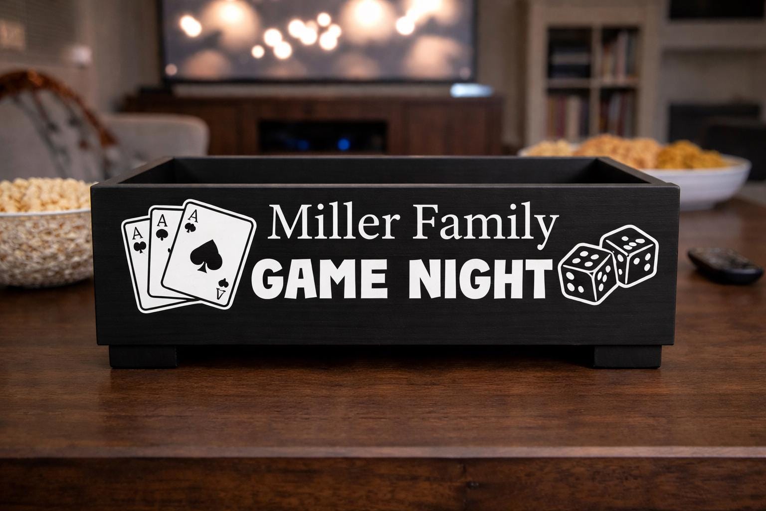 Game Night Wooden Box