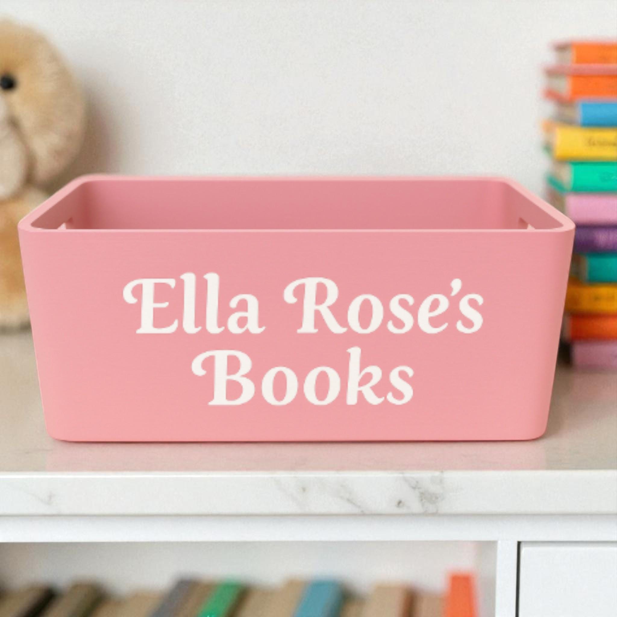 Kids Personalized Toy & Book Bin