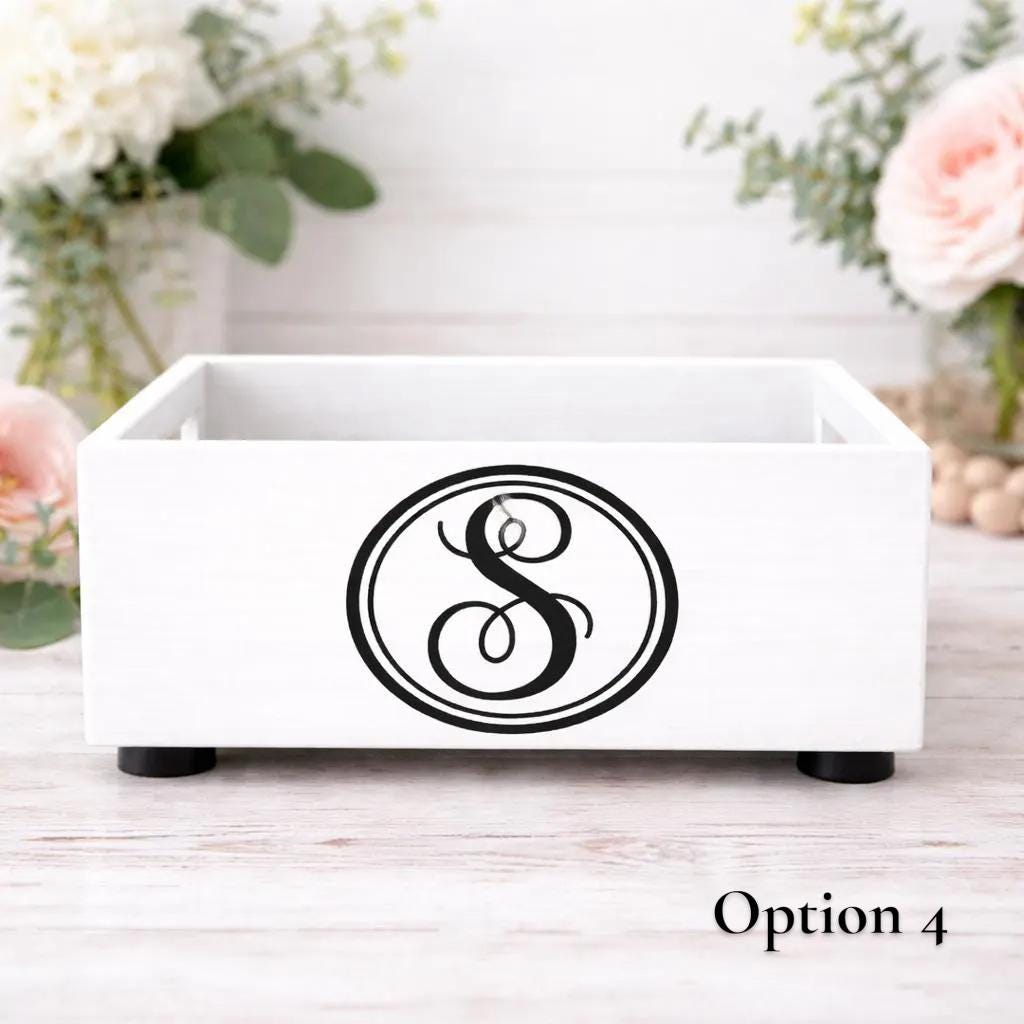 Personalized Monogram Keepsake Box