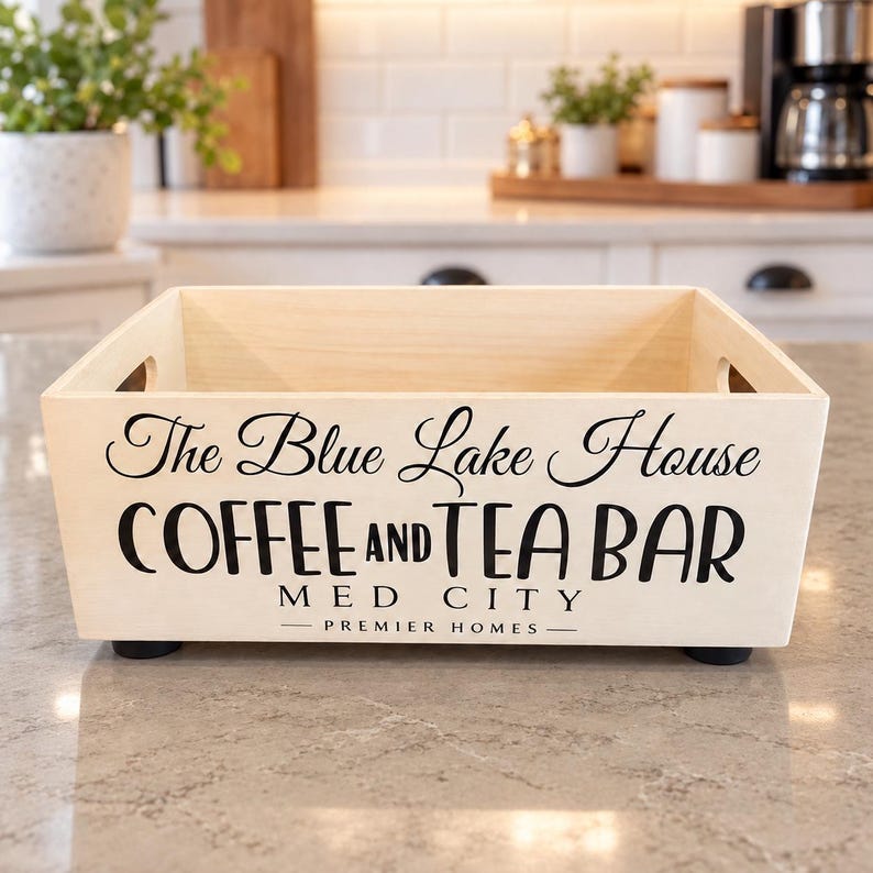 Personalized Coffee Bar Box