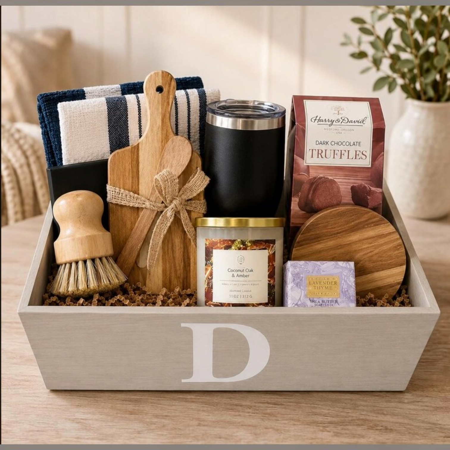 Personalized Monogram Housewarming Gift Box